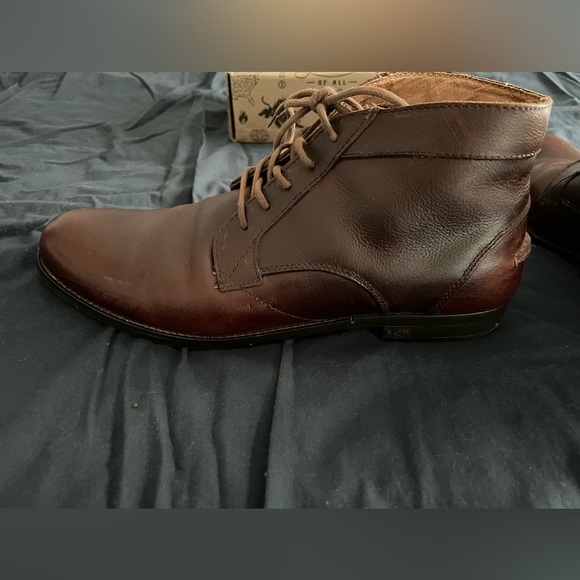 Fossil mens brown leather Boots size 12. Very rare. - Picture 8 of 11